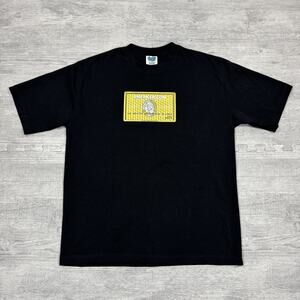 Sneaker Con Shirt Adult Sz M Black American Express Amex Simpson Parody Cartoon